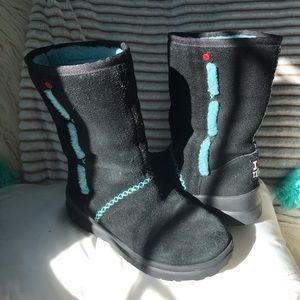 Ugg black suede boots